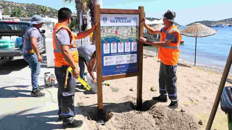 TÜRKBÜKÜ’NDEKİ HALK PLAJLARINDA DÜZENLEME ÇALIŞMALARI TAMAMLANDI
