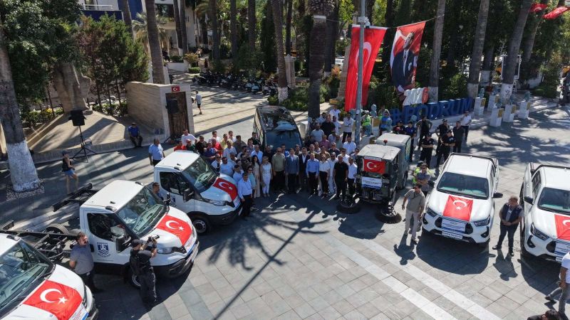 Bodrum Belediyesi Filosunu Güçlendiriyor: 2026’da 15, Son İki Yılda Toplam 48 Yeni Araç Envantere Katıldı