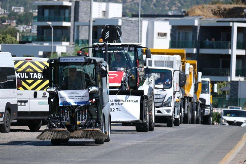Bodrum Belediyesi Filosunu Güçlendiriyor: 2026’da 15, Son İki Yılda Toplam 48 Yeni Araç Envantere Katıldı