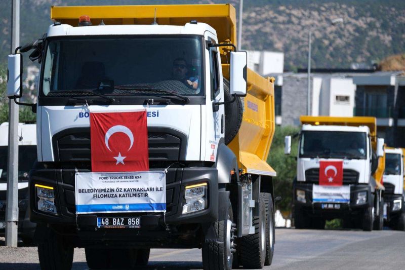 Bodrum Belediyesi Filosunu Güçlendiriyor: 2026’da 15, Son İki Yılda Toplam 48 Yeni Araç Envantere Katıldı