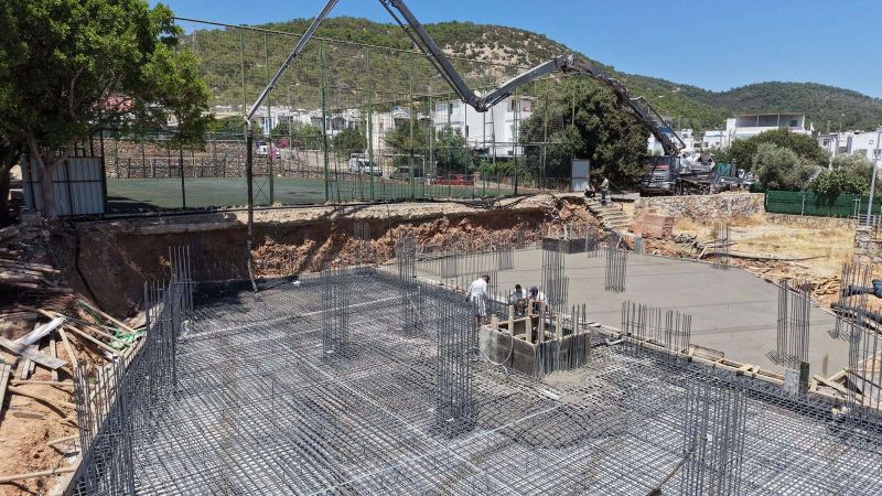 ÇIRKAN MAHALLESİ’NDE HALK EVİ VE FIRIN PROJESİNDE TEMEL ATILDI