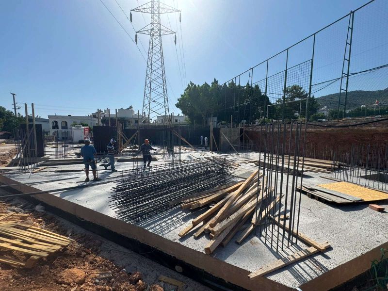 ÇIRKAN MAHALLESİ’NDE HALK EVİ VE FIRIN PROJESİNDE TEMEL ATILDI