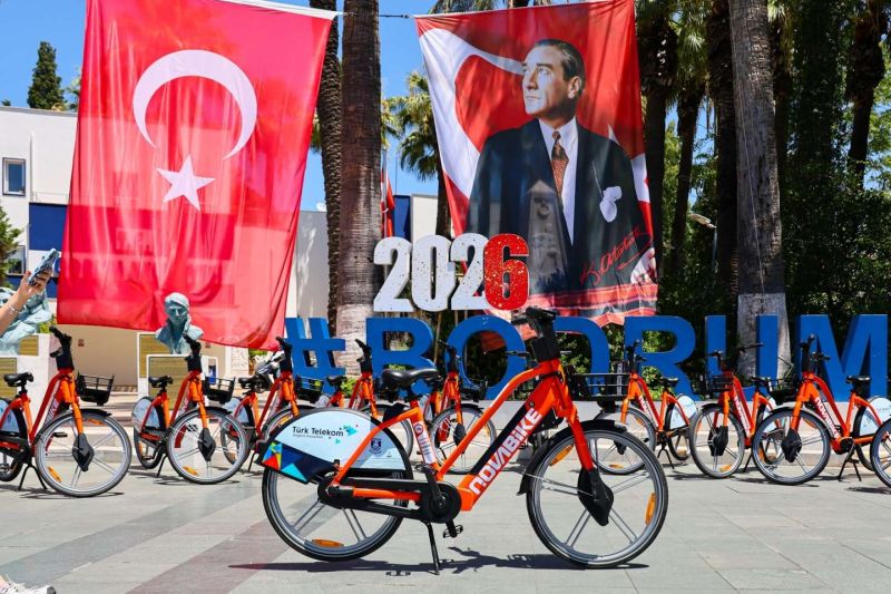 BODRUM’DA ELEKTRİKLİ BİSİKLET PAYLAŞIM SİSTEMİ İÇİN İMZALAR ATILDI
