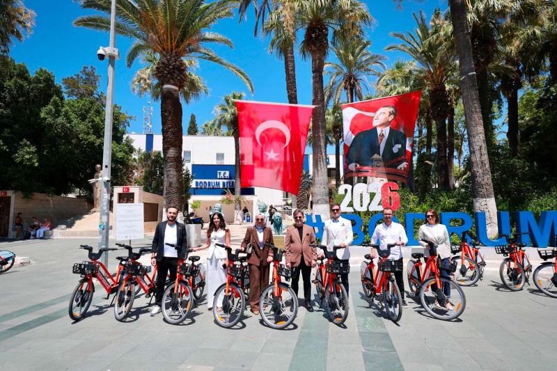 BODRUM’DA ELEKTRİKLİ BİSİKLET PAYLAŞIM SİSTEMİ İÇİN İMZALAR ATILDI