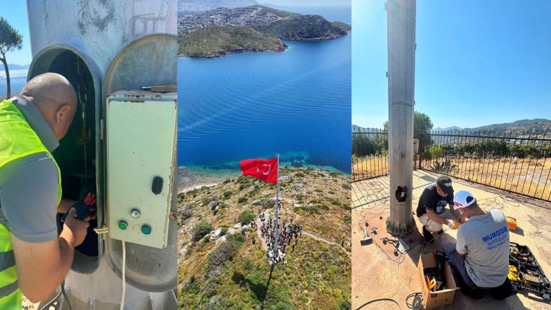 ŞANLI BAYRAĞIMIZIN DALGALANDIĞI NOKTALARDA KAPSAMLI BAKIM