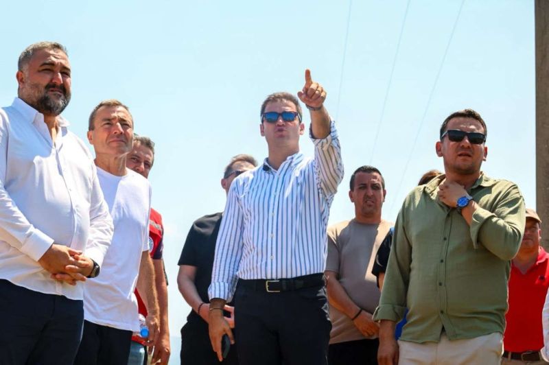 BAŞKAN MANDALİNCİ SAHA ÇALIŞMALARINI KARAOVA’DA SÜRDÜRDÜ