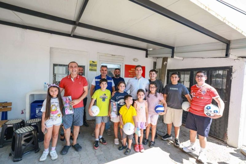 BAŞKAN MANDALİNCİ SAHA ÇALIŞMALARINI KARAOVA’DA SÜRDÜRDÜ