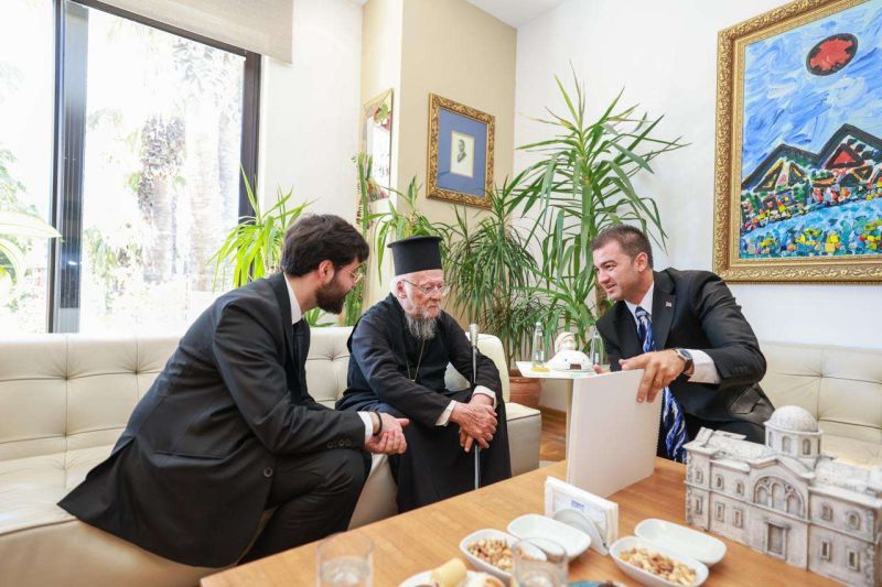 PATRİK BARTHOLOMEOS, BODRUM BELEDİYESİNİ ZİYARET ETTİ