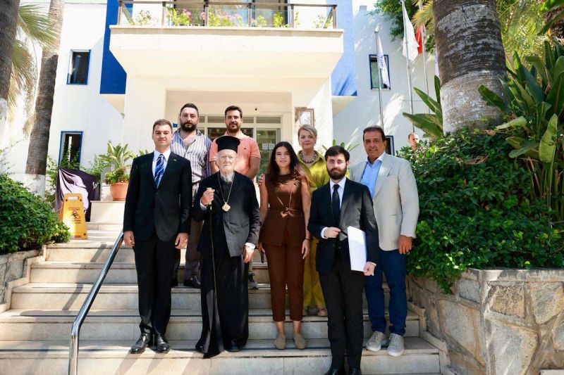 PATRİK BARTHOLOMEOS, BODRUM BELEDİYESİNİ ZİYARET ETTİ