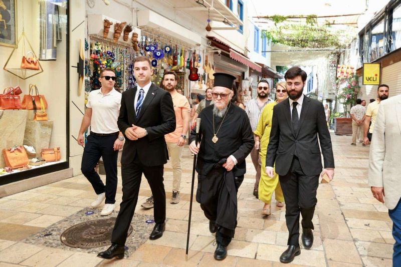 PATRİK BARTHOLOMEOS, BODRUM BELEDİYESİNİ ZİYARET ETTİ