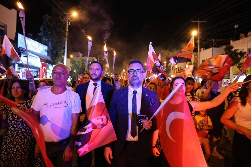 BODRUM’DA 30 AĞUSTOS ZAFER BAYRAMI COŞKUYLA KUTLANDI