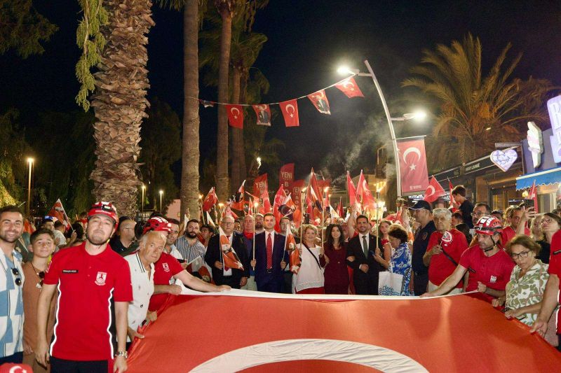 BODRUM’DA 30 AĞUSTOS ZAFER BAYRAMI COŞKUYLA KUTLANDI