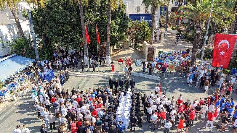 BODRUM’DA 30 AĞUSTOS ZAFER BAYRAMI COŞKUYLA KUTLANDI