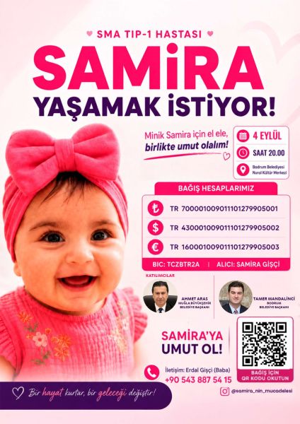 MİNİK SAMİRA İÇİN DAYANIŞMA YAYINI DÜZENLENECEK