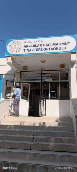 BODRUM BELEDİYESİNDEN OKULLARA BAKIM ONARIM DESTEĞİ
