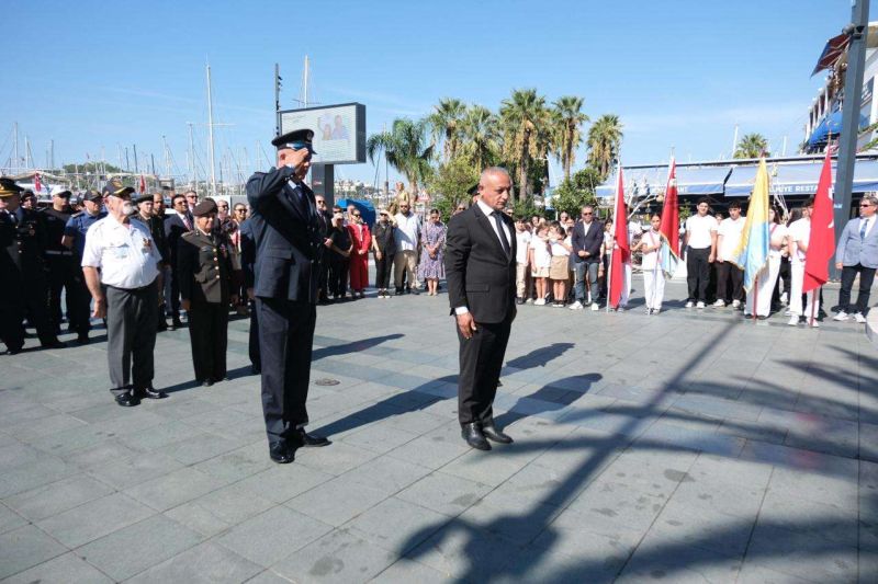 BODRUM’DA 19 EYLÜL GAZİLER GÜNÜ TÖRENLE KUTLANDI