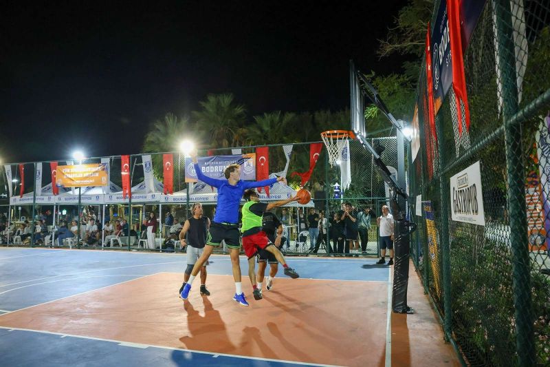 BODRUM 3X3 STREETBALL HEYECANI TURGUTREİS’TE BAŞLADI