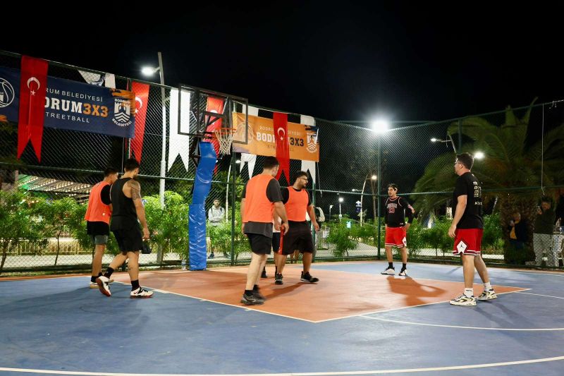 BODRUM 3X3 STREETBALL HEYECANI TURGUTREİS’TE BAŞLADI