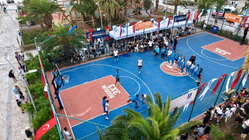 BODRUM 3X3 STREETBALL TURNUVASI ÖDÜL TÖRENİYLE SONA ERDİ
