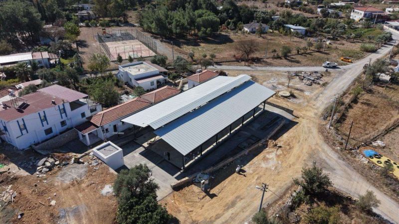 PINARLIBELEN PAZAR YERİ VE SOSYAL ETKİNLİK ALANI PROJESİNDE SONA YAKLAŞILDI