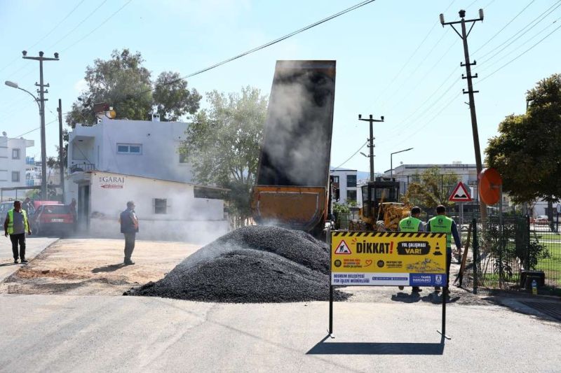 BELEDİYE ASFALT ÇALIŞMALARINA DEVAM EDİYOR