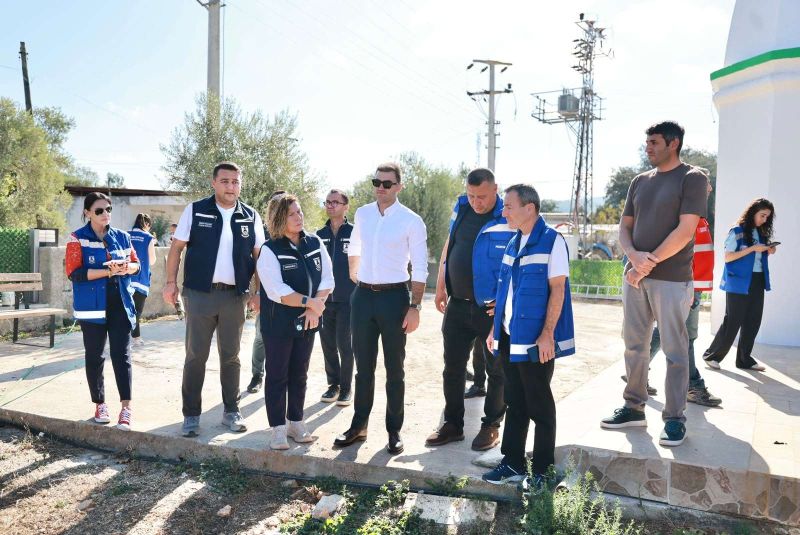 BAŞKAN MANDALİNCİ SAHA ZİYARETLERİNE DEVAM EDİYOR