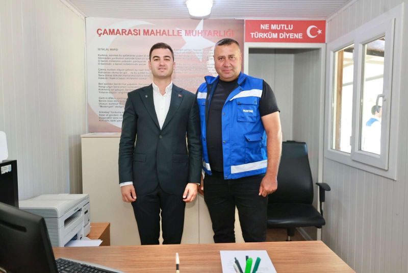 BAŞKAN MANDALİNCİ SAHA ZİYARETLERİNE DEVAM EDİYOR