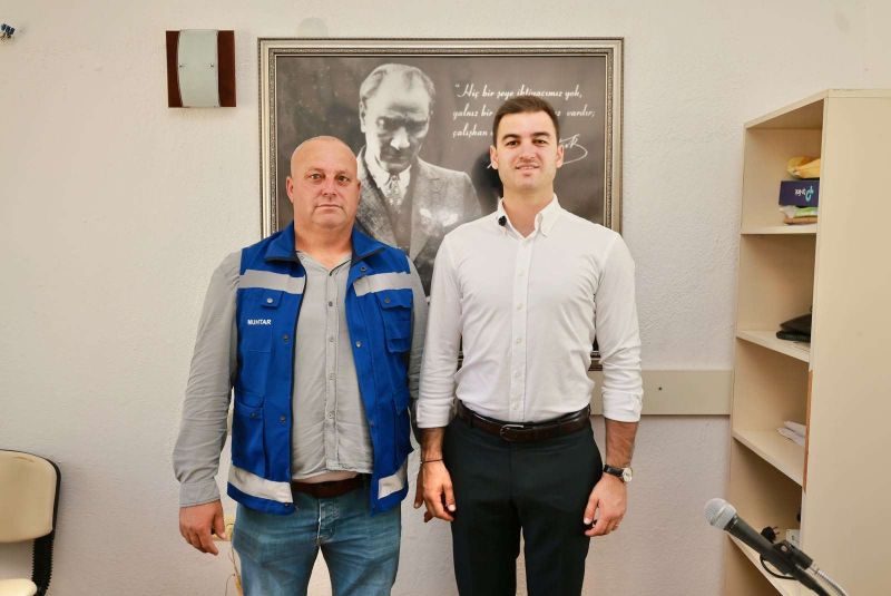 BAŞKAN MANDALİNCİ SAHA ZİYARETLERİNE DEVAM EDİYOR
