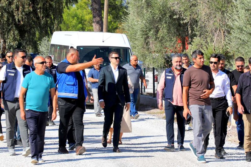 BAŞKAN MANDALİNCİ SAHA ZİYARETLERİNE DEVAM EDİYOR