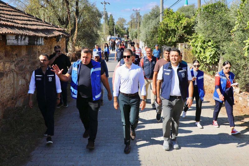 BAŞKAN MANDALİNCİ SAHA ZİYARETLERİNE DEVAM EDİYOR