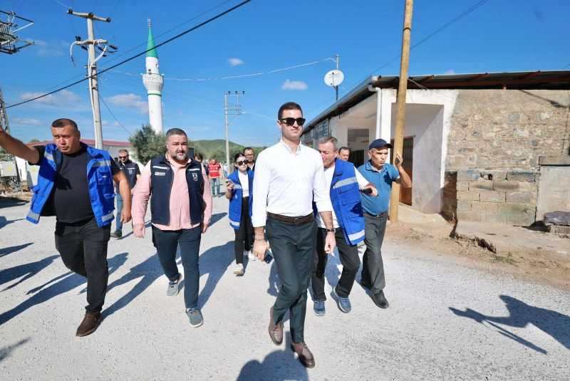 BAŞKAN MANDALİNCİ SAHA ZİYARETLERİNE DEVAM EDİYOR