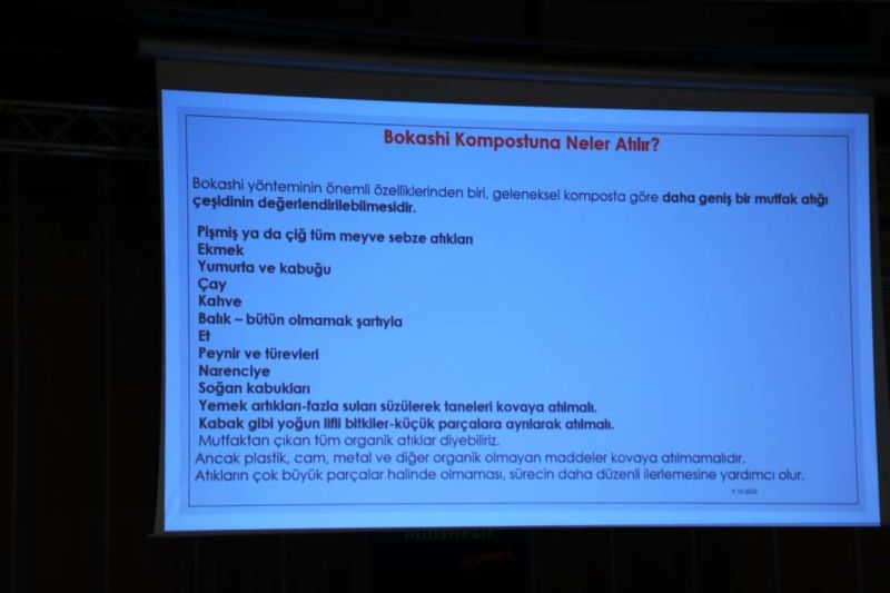 BODRUM’DA KADINLARA YÖNELİK EVSEL KOMPOST EĞİTİMİ DÜZENLENDİ