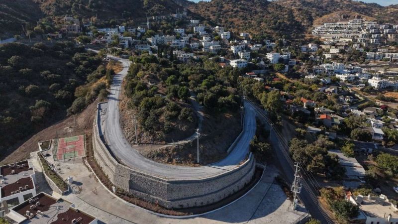 BODRUM’DA SATHİ KAPLAMA ÇALIŞMALARI SÜRÜYOR