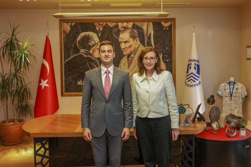 BİRLEŞİK KRALLIK TÜRKİYE BÜYÜKELÇİSİ JENNİFER ANDERSON’DAN BODRUM BELEDİYESİNE ZİYARET
