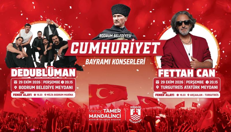 BODRUM’DA CUMHURİYET BAYRAMI COŞKUSU