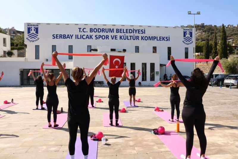 SERBAY ILICAK SPOR VE KÜLTÜR KOMPLEKSİNDE PİLATES DERSLERİ DEVAM EDİYOR