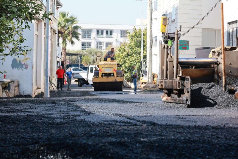 BODRUM BELEDİYESİNDEN KENT GENELİNDE YOL ÇALIŞMALARI