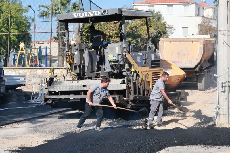 BODRUM BELEDİYESİNDEN KENT GENELİNDE YOL ÇALIŞMALARI