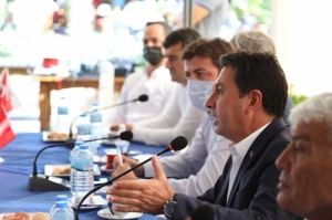 BAŞKAN ARAS DENİZCİLERLE BİR ARAYA GELDİ