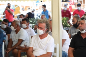 BAŞKAN ARAS DENİZCİLERLE BİR ARAYA GELDİ