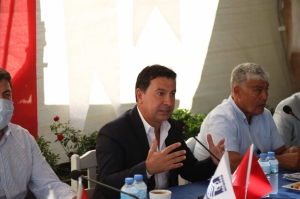 BAŞKAN ARAS DENİZCİLERLE BİR ARAYA GELDİ