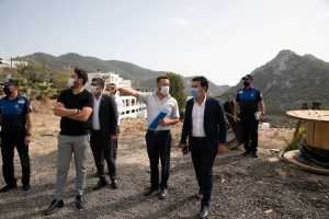 BAŞKAN ARAS DAĞBELEN MAHALLESİNDE