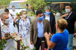 BAŞKAN ARAS TÜRKBÜKÜ ESNAFI İLE BULUŞTU