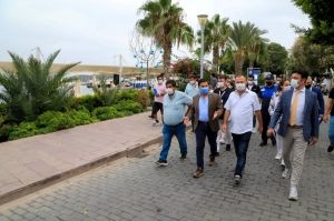 BAŞKAN ARAS TÜRKBÜKÜ ESNAFI İLE BULUŞTU