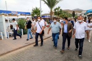 BAŞKAN ARAS TÜRKBÜKÜ ESNAFI İLE BULUŞTU