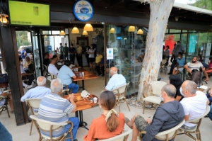 BAŞKAN ARAS TÜRKBÜKÜ ESNAFI İLE BULUŞTU