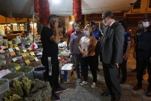 TURGUTREİS’TE KOVİD-19 DENETİMİ