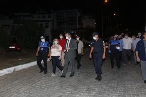 TURGUTREİS’TE KOVİD-19 DENETİMİ