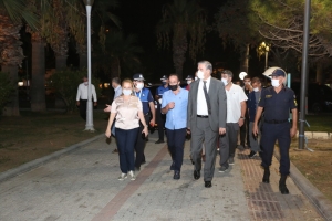 TURGUTREİS’TE KOVİD-19 DENETİMİ