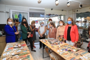 FATMA KÖSE BODRUM’DA KOOPERATİFLERİ ZİYARET ETTİ